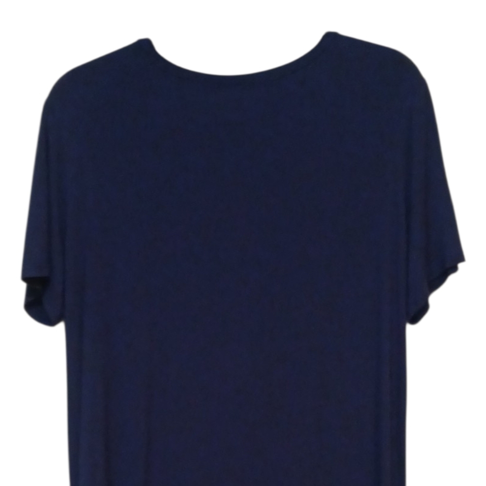 The Queen Bee -NWT,Navy Blue Mini Dress/Beach Coverup, Scoop Neck, Short Sleeves - Picture 4 of 12